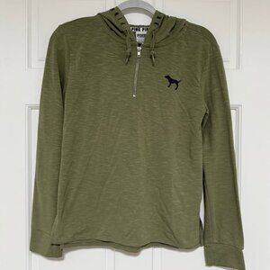 PINK by Victoria’s Secret Quarter-Zip Hooded Jacket Sweater